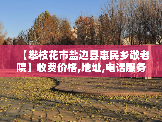 【攀枝花市盐边县惠民乡敬老院】收费价格,地址,电话服务一览