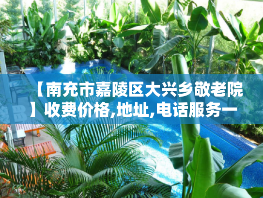 【南充市嘉陵区大兴乡敬老院】收费价格,地址,电话服务一览
