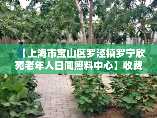 【上海市宝山区罗泾镇罗宁欣苑老年人日间照料中心】收费价格,地址,电话服务一览
